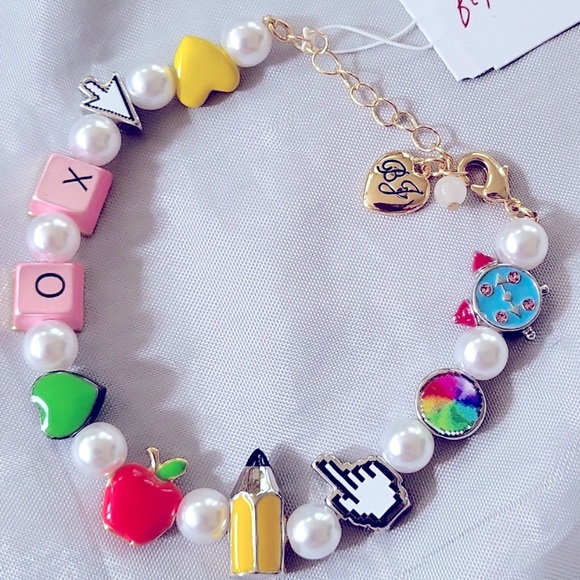 New Betsey Johnson whimsical bracelet Playful charm bracelet - Picture 7 of 9